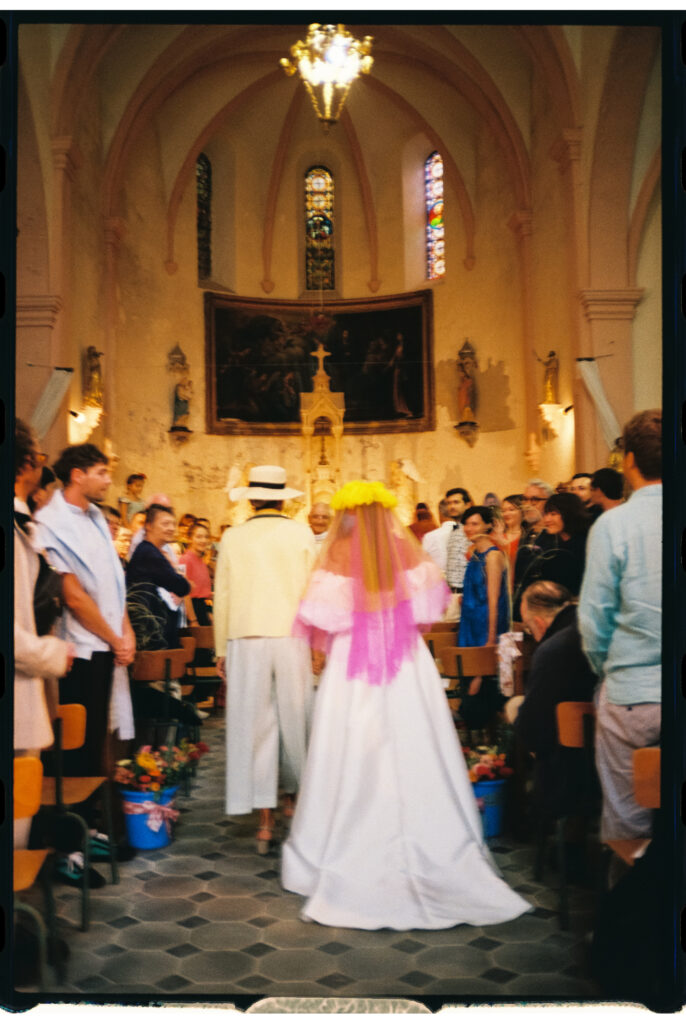 First Look at Wedding in France